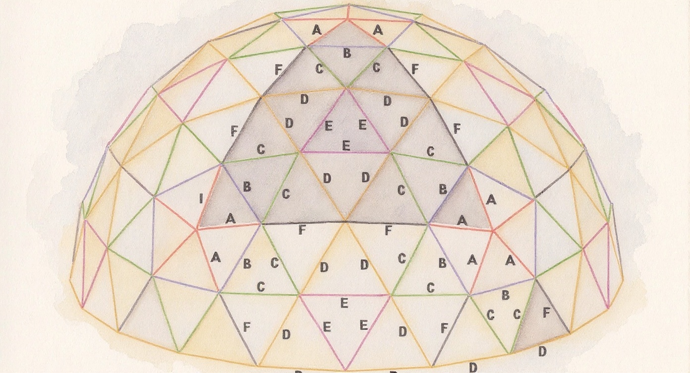 4V Geodesic Dome Hub Kit